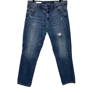GAP 1969 Girlfriend Distressed Jeans Size 33R